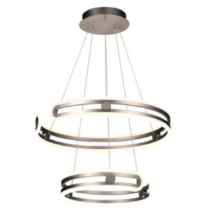Pendant lamp Lux Kiara – modern pendant lamp in coffee and steel