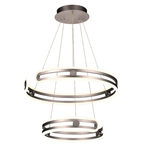 Pendant lamp Lux Kiara – modern pendant lamp in coffee and steel