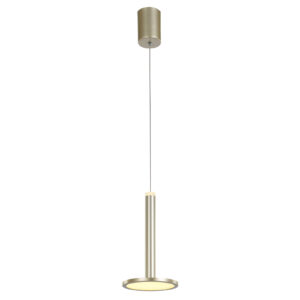 Pendant lamp Lux Oliver – modern pendant lamp in gold and steel