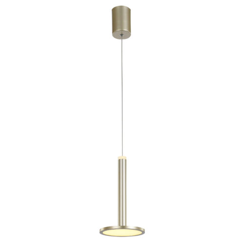 Pendant lamp Lux Oliver – modern pendant lamp in gold and steel