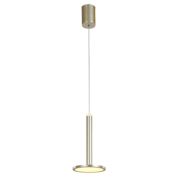 Pendant lamp Lux Oliver – modern pendant lamp in gold and steel