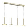 Pendant lamp Lux Oliver 48w – modern pendant lamp in gold and steel