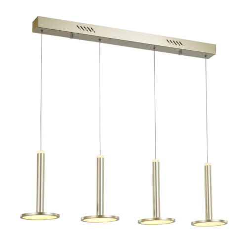Pendant lamp Lux Oliver 48w – modern pendant lamp in gold and steel