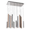 Pendant lamp Lux Reyna – modern pendant lamp in chrome and steel