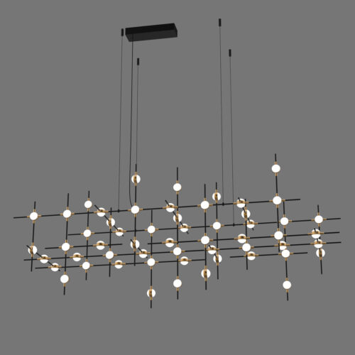 Pendant lamp Lux Provenza – modern pendant lamp in black