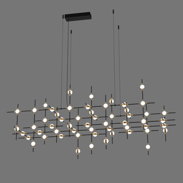 Pendant lamp Lux Provenza – modern pendant lamp in black