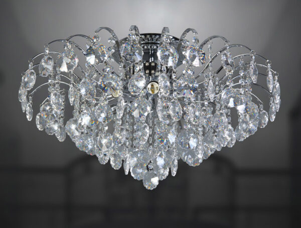 Pendant lamp Lux Firenza – modern pendant lamp in chrome and metal alloy
