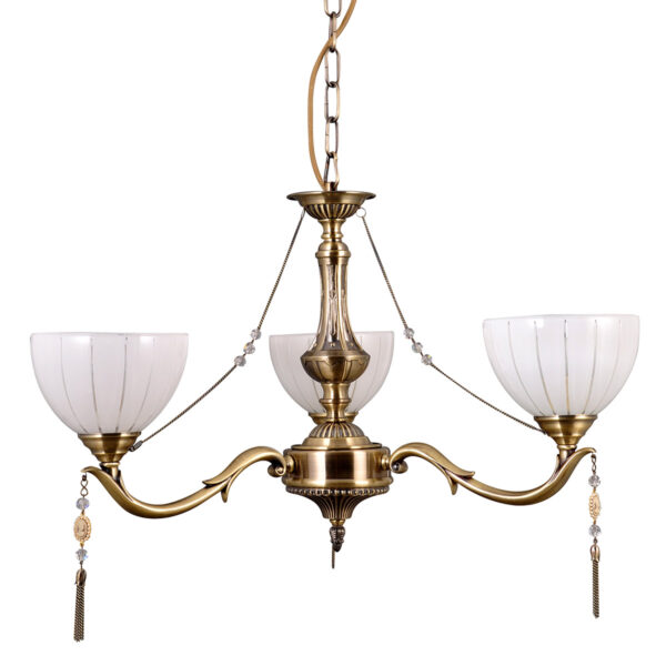 Chandelier Lux Baxio 60w – luxury chandelier in gold and metal alloy