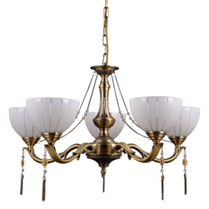 Chandelier Lux Baxio – luxury chandelier in gold and metal alloy