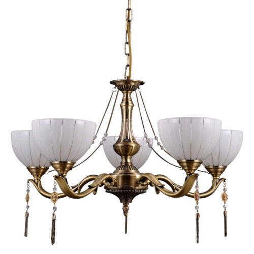 Chandelier Lux Baxio – luxury chandelier in gold and metal alloy