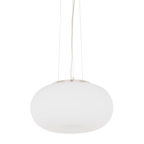 Pendant lamp Lux Ufo – modern pendant lamp in white and metal alloy