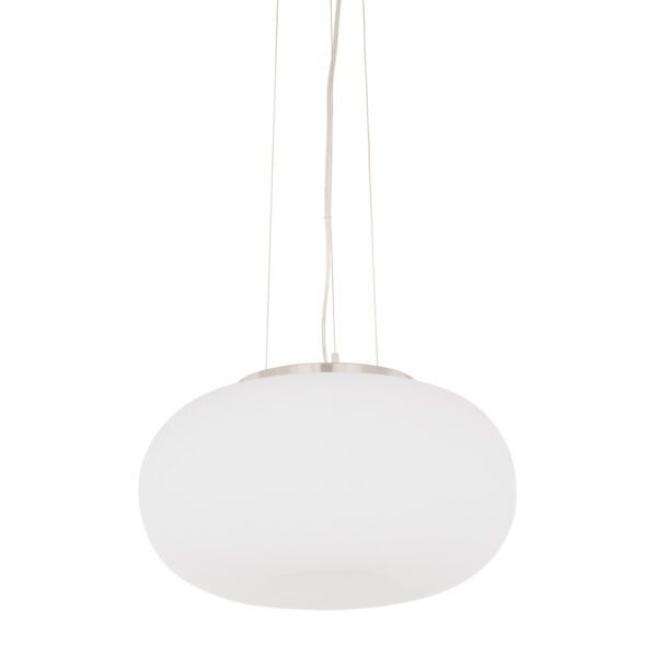 Pendant lamp Lux Ufo – modern pendant lamp in white and metal alloy