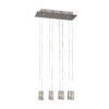 Pendant lamp Lux Sople – modern pendant lamp in chrome and metal alloy