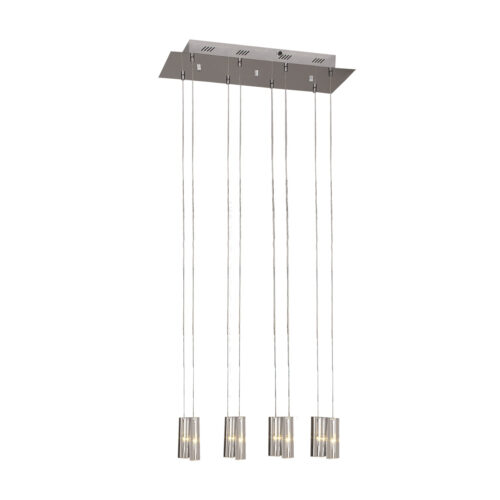 Pendant lamp Lux Sople – modern pendant lamp in chrome and metal alloy
