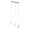 Pendant lamp Lux Crystal X – modern pendant lamp in chrome and metal alloy
