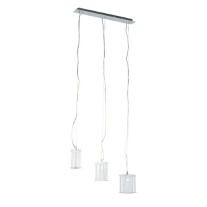 Pendant lamp Lux Crystal X – modern pendant lamp in chrome and metal alloy