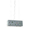 Pendant lamp Lux Domino – modern pendant lamp in multicolour and metal alloy