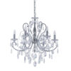 Chandelier Lux Barocco Chrome – luxury chandelier in chrome and metal alloy