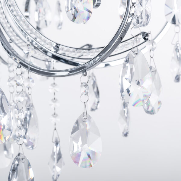 Chandelier Lux Barocco Chrome