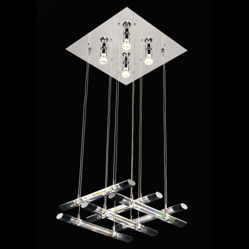 Pendant lamp Lux Diamond 60w – modern pendant lamp in chrome and metal alloy