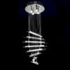 Pendant lamp Lux Spyro 60w – modern pendant lamp in chrome and metal alloy