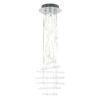 Pendant lamp Lux Spyro – modern pendant lamp in chrome and metal alloy