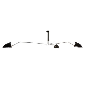 Pendant lamp Lux Davis 60w – modern pendant lamp in black and steel