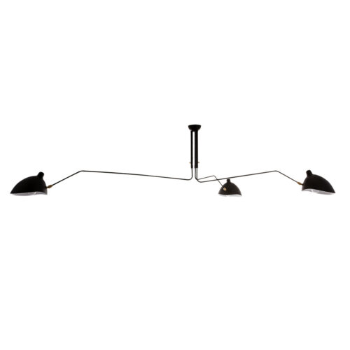 Pendant lamp Lux Davis 60w – modern pendant lamp in black and steel