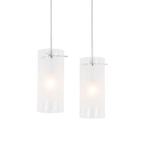 Pendant lamp Lux Blend 60w – modern pendant lamp in chrome and metal alloy
