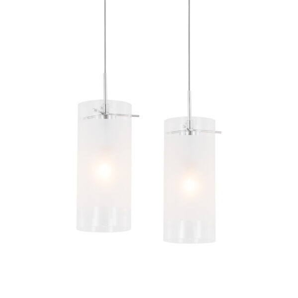 Pendant lamp Lux Blend 60w – modern pendant lamp in chrome and metal alloy