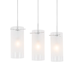 Pendant lamp Lux Blend – modern pendant lamp in chrome and metal alloy