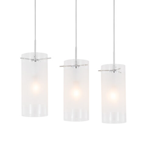 Pendant lamp Lux Blend – modern pendant lamp in chrome and metal alloy