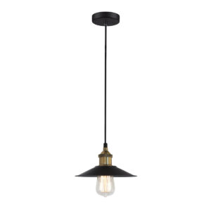 Pendant lamp Lux Kermio 60w – modern pendant lamp in black and metal