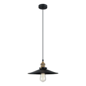 Pendant lamp Lux Kermio – modern pendant lamp in black and metal