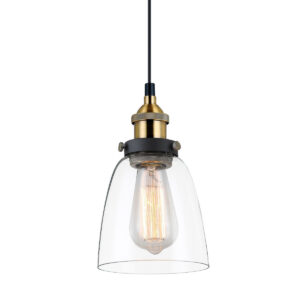 Pendant lamp Lux Francis – modern pendant lamp in black