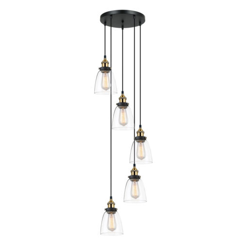 Pendant lamp Lux Francis – modern pendant lamp in black