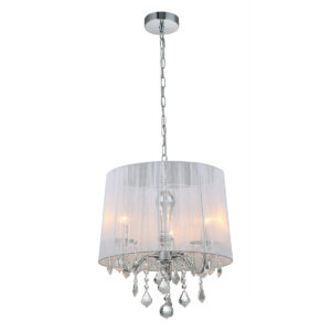 Pendant lamp Lux Cornelia – modern pendant lamp in chrome