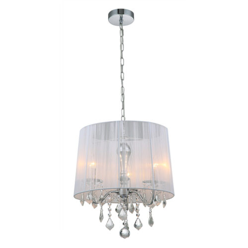 Pendant lamp Lux Cornelia – modern pendant lamp in chrome