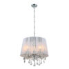 Pendant lamp Lux Cornelia 40w – modern pendant lamp in chrome