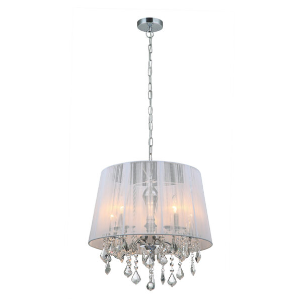 Pendant lamp Lux Cornelia 40w – modern pendant lamp in chrome