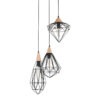 Pendant lamp Lux Maelle – modern pendant lamp in black and metal