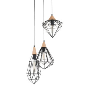 Pendant lamp Lux Maelle – modern pendant lamp in black and metal