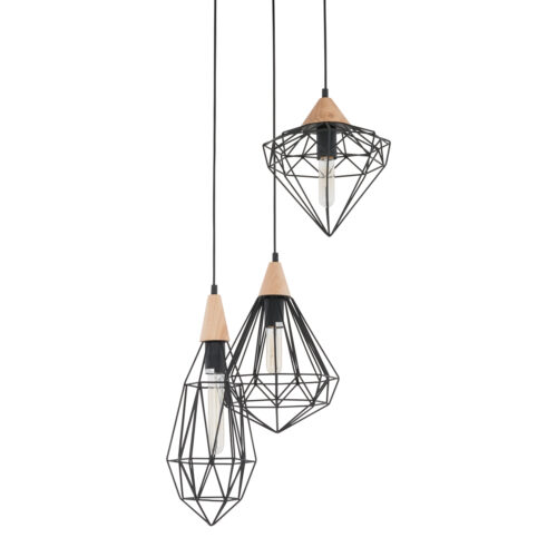 Pendant lamp Lux Maelle – modern pendant lamp in black and metal