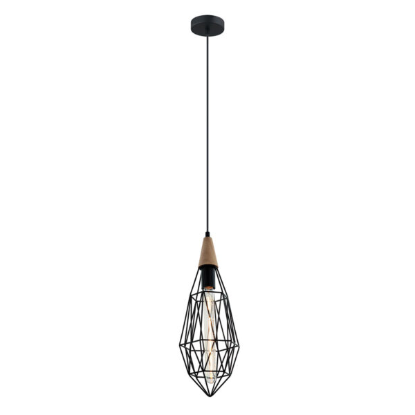 Pendant lamp Lux Maelle 40w – modern pendant lamp in black and metal