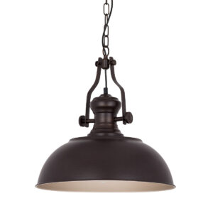 Pendant lamp Lux Rosalia – modern pendant lamp in brown