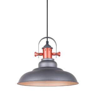 Pendant lamp Lux Temper – modern pendant lamp in grey
