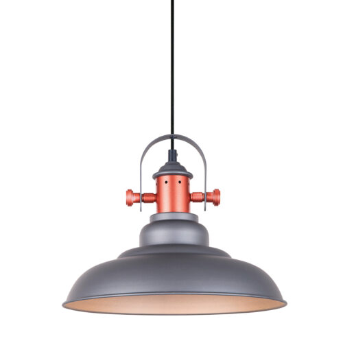 Pendant lamp Lux Temper – modern pendant lamp in grey