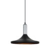 Pendant lamp Lux Lusty – modern pendant lamp in black and steel