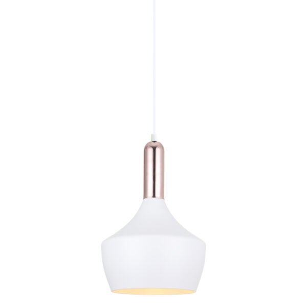 Pendant lamp Lux Ophelia – modern pendant lamp in white