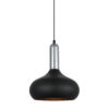 Pendant lamp Lux Quesmo – modern pendant lamp in black and steel